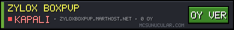 Zylox BoxPvP oy rozeti